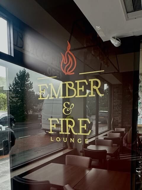 Ember & Fire Lounge, Bearsden, brand, website and social media by the AWSM company
