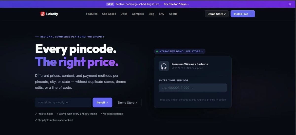 Lokally Shopify app built by the AWSM company team
