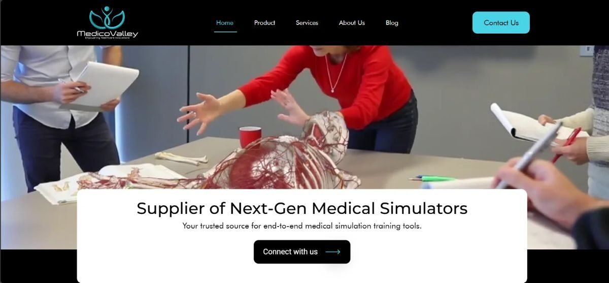 Medico Valley WordPress product catalogue website